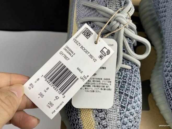 GY7657 Yeezy V2 Boost 350 Adidas Ash Blue 0720